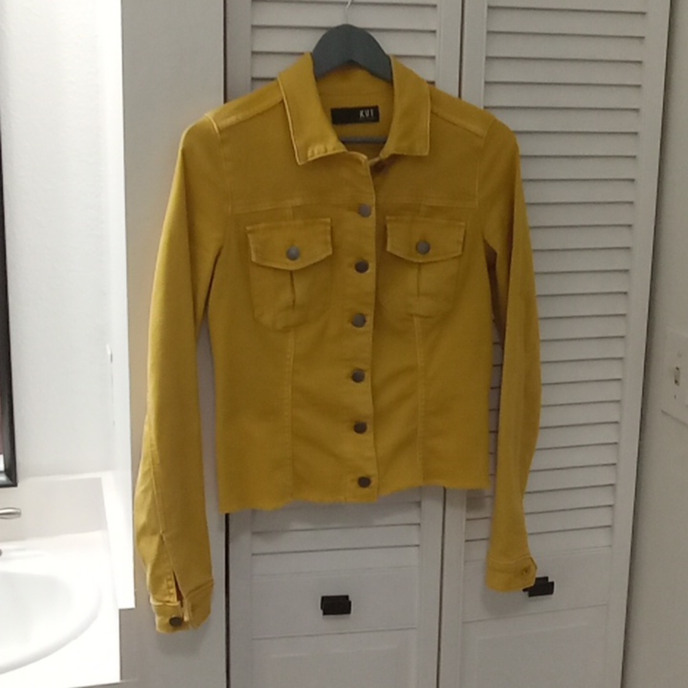 Kut raw edge denim jacket